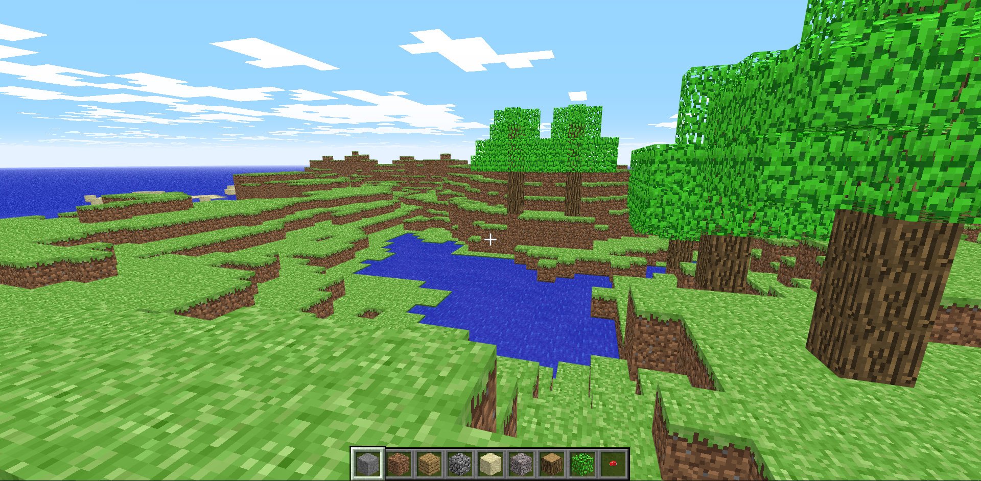 Minecraft Classic is free to play in your browser