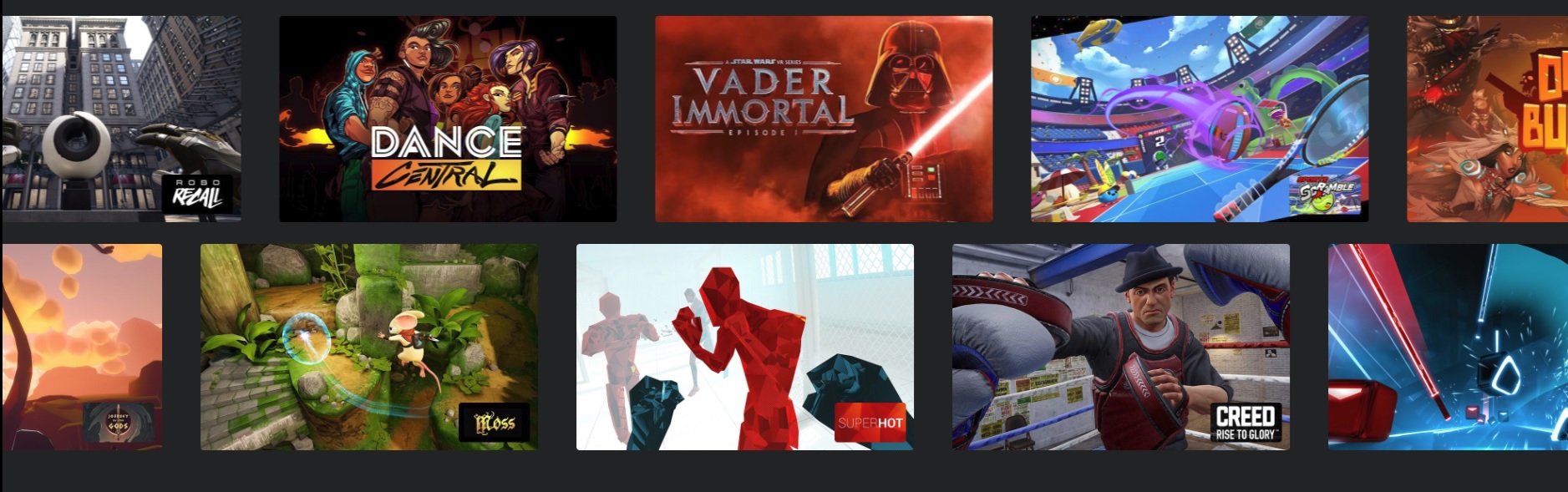 Here are all of the games and apps launching for Oculus Quest