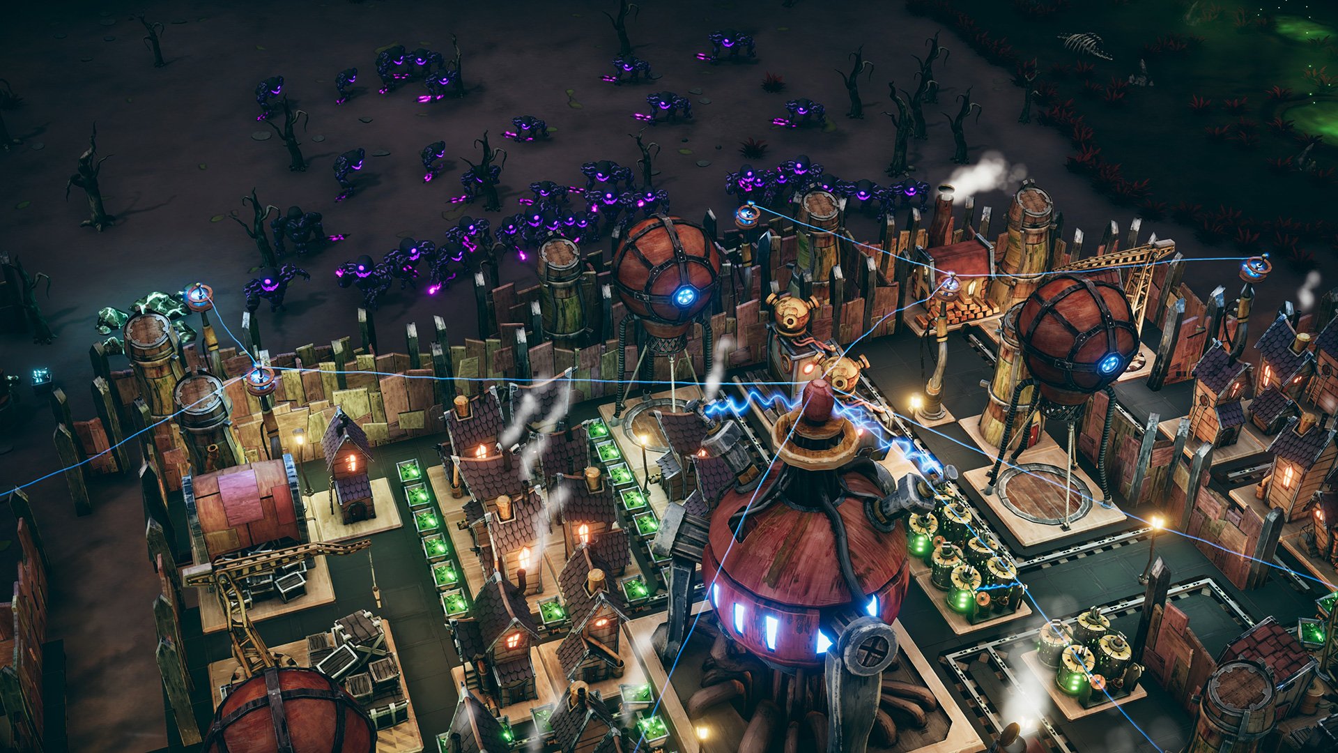 Wandering city-builder Dream Engines lets you float away to escape and find untapped resources