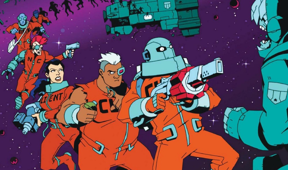 Void Bastards blends wild comic book visuals with space-shooter action