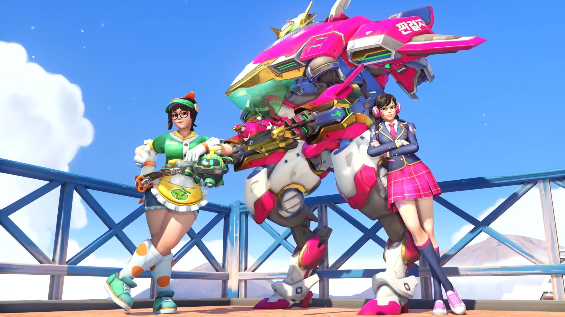 Overwatch's third anniversary kicks off with Gargoyle Winston and Honeydew Mei