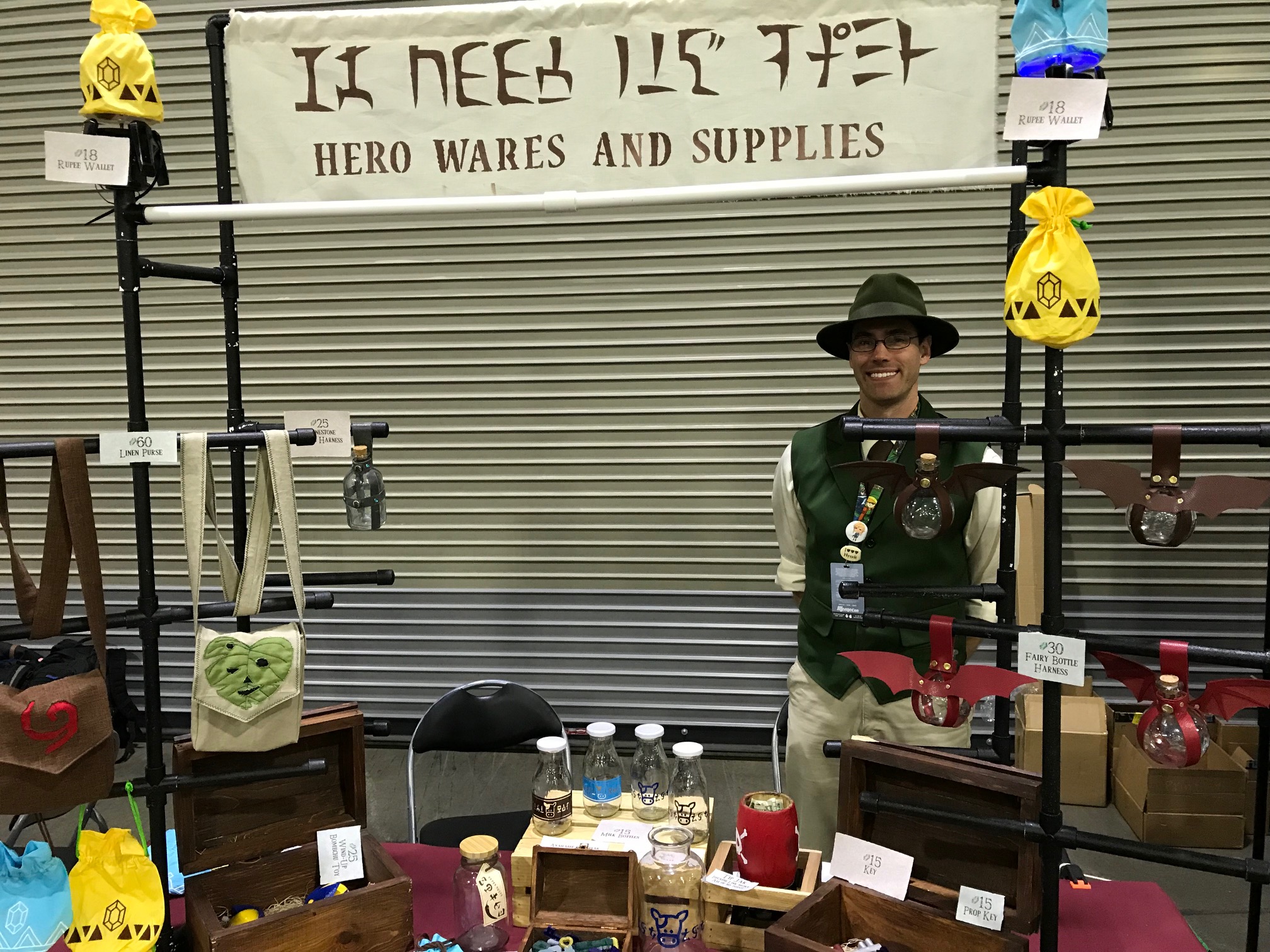 This Legend of Zelda-themed convention booth is one of the best I've seen to date
