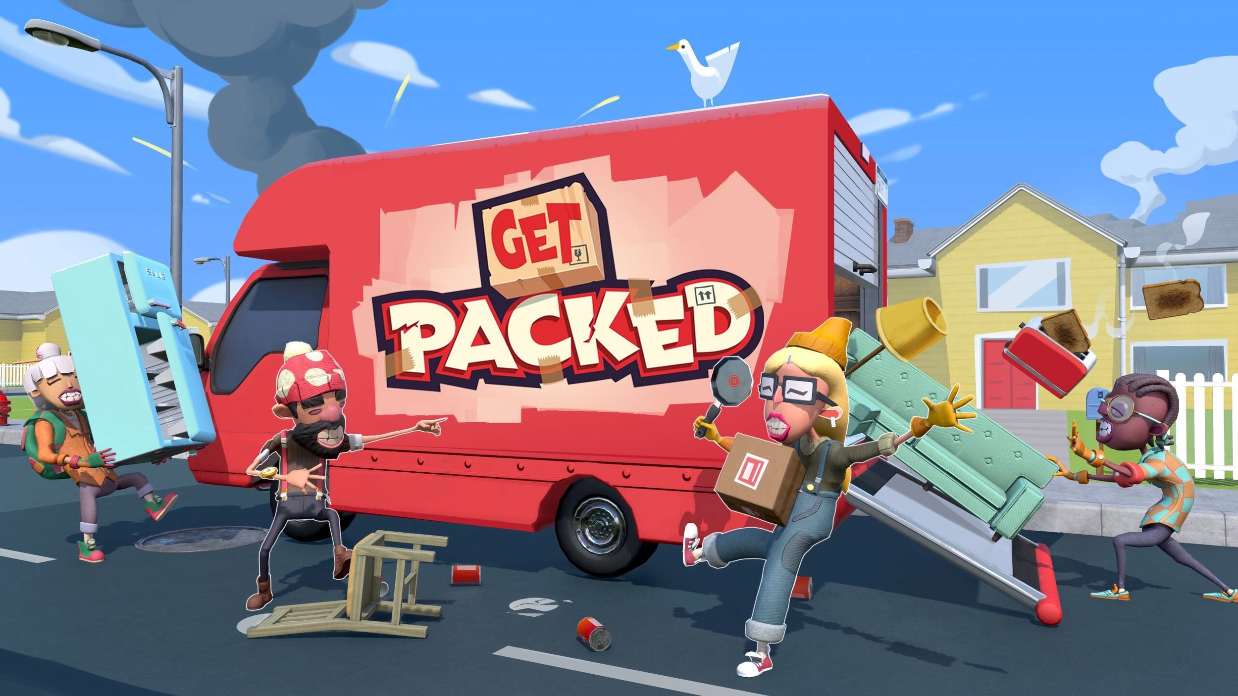 Get Packed is a co-op party game about moving people's junk