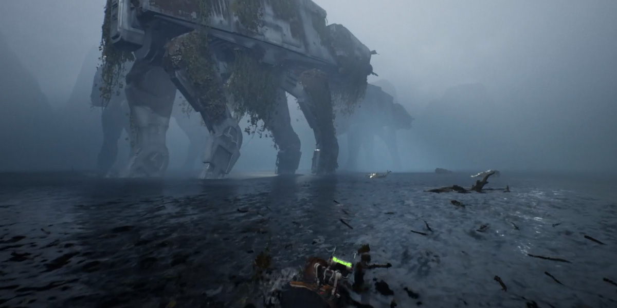 Star Wars Jedi: Fallen Order trailer commandeers an AT-AT