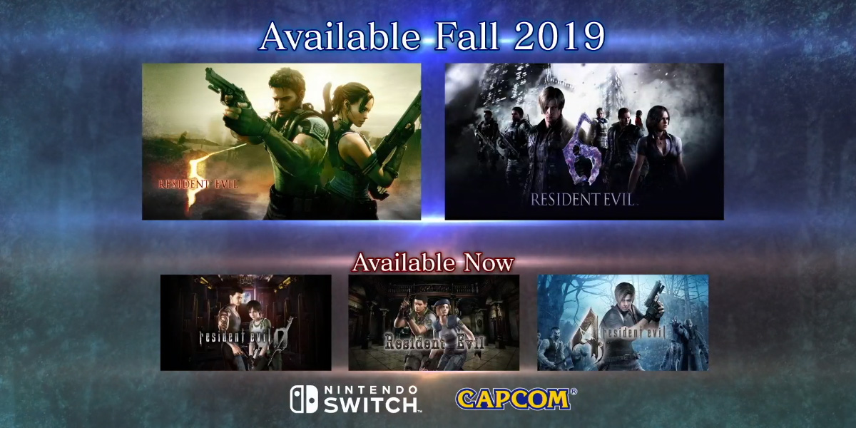 Resident Evil 5 and 6 are coming to Switch