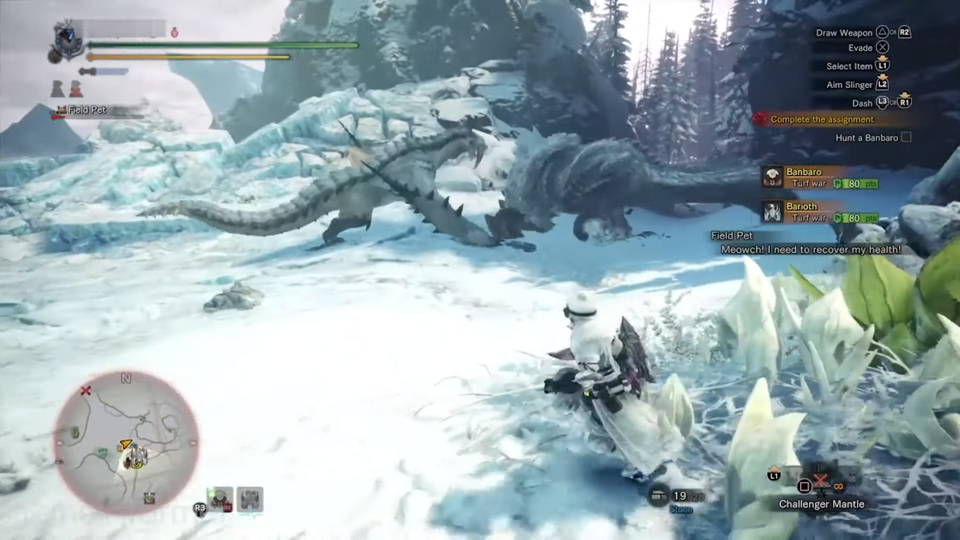 Barioth is barreling into Monster Hunter World: Iceborne