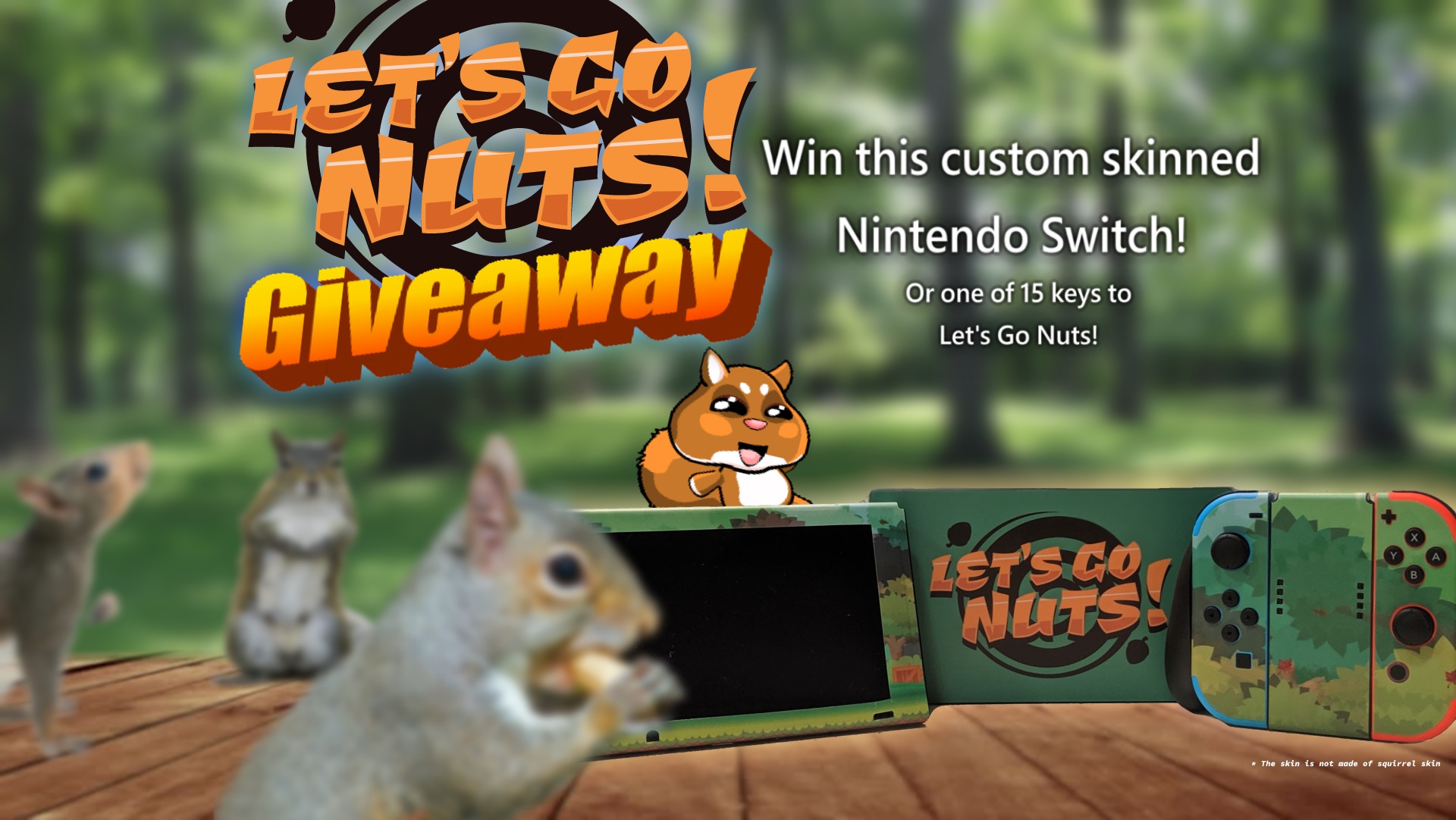 Contest: Win a custom Switch console from Let's Go Nuts