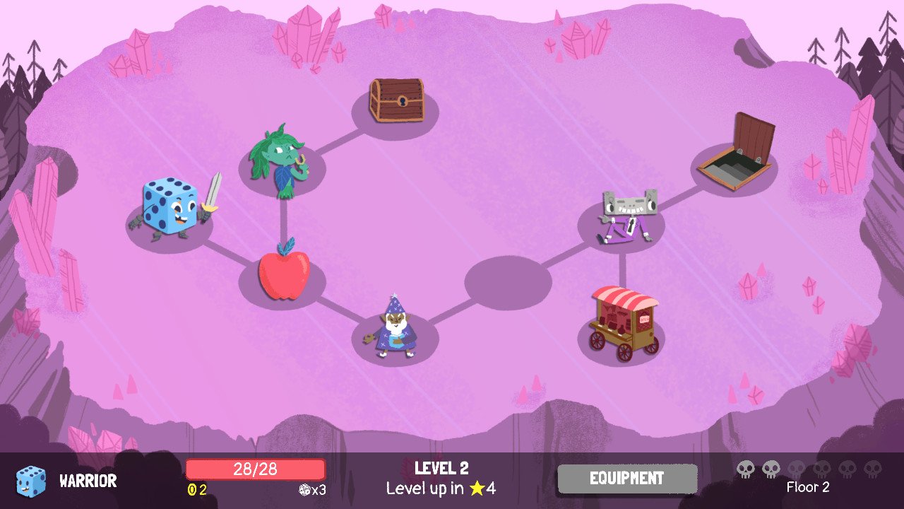 Terry Cavanagh's Dicey Dungeons rolls onto Steam next month