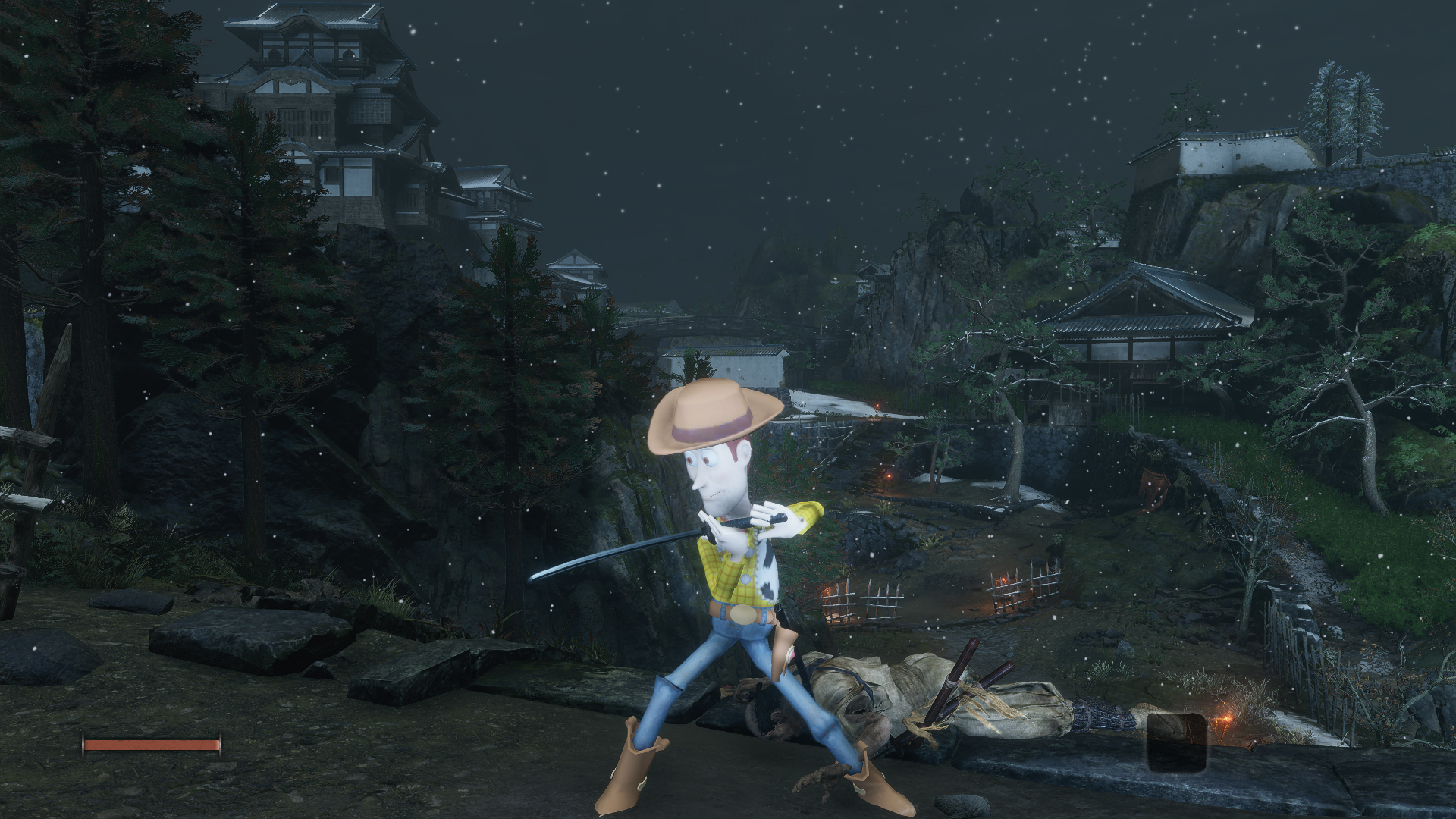 This Sekiro Toy Story mod sure is nightmare inducing