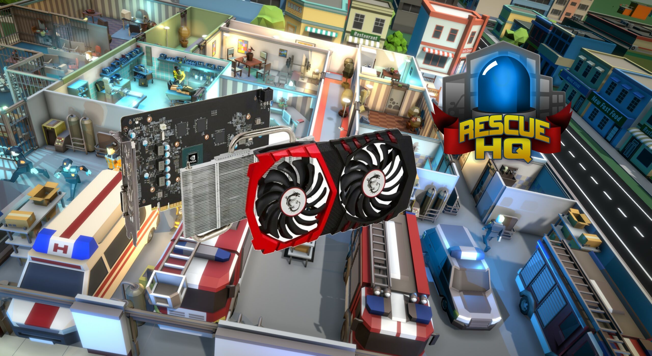 Contest: Win a new graphics card to play Rescue HQ: The Tycoon