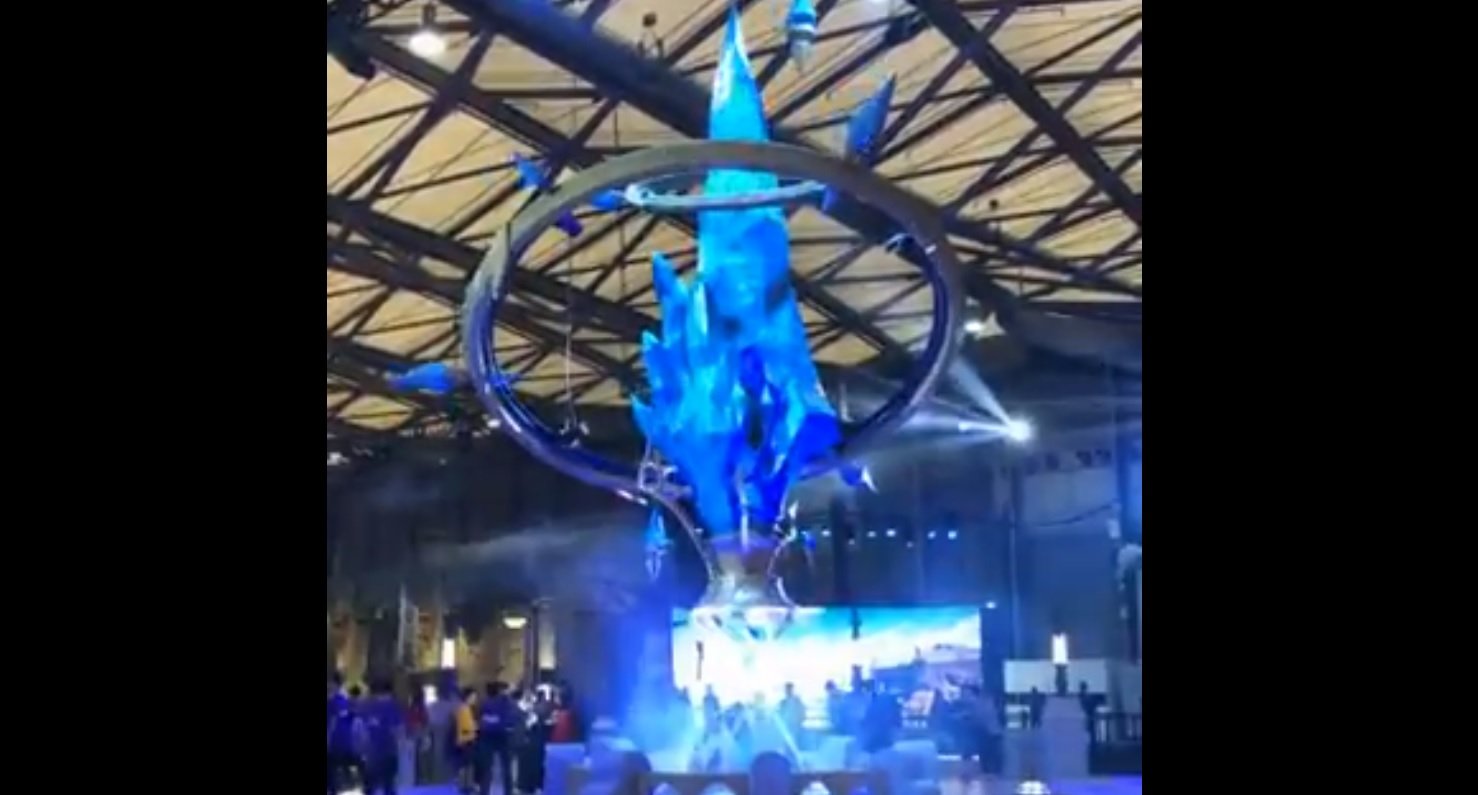 This real-life Final Fantasy XIV Aetheryte crystal is incredible