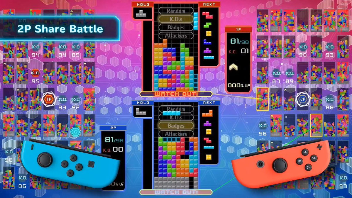 Tetris 99's 2.0 update includes a new 'Invictus' mode
