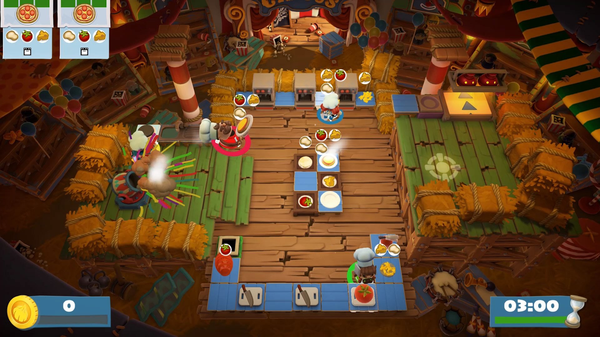 Overcooked 2 - Carnival of Chaos is serving up hot dogs and human cannonballs