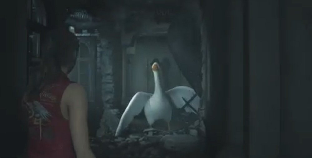 Untitled Goose modded into Resident Evil 2 and things are looking beak
