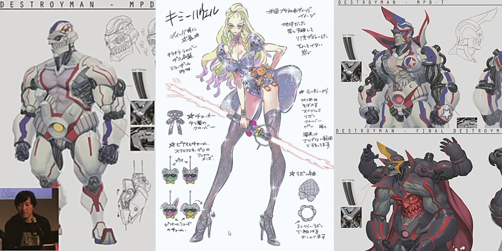 Bayonetta artist gives a lightsaber wielding schoolgirl a new look for No More Heroes 3