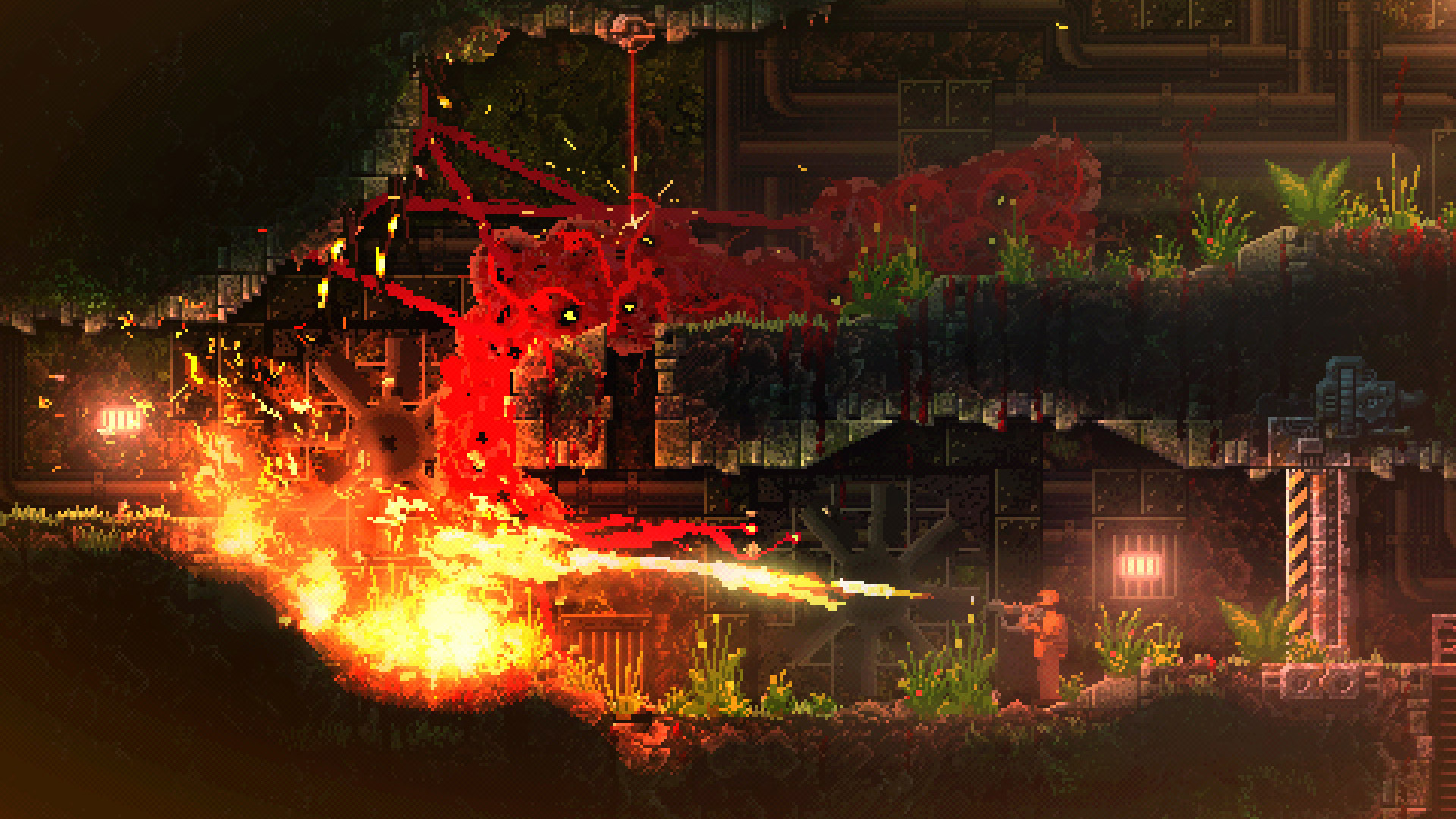 Cathartic monster game Carrion has a demo on Steam