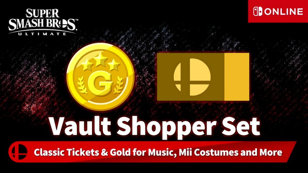 Smash Ultimate gets free 'vault shopper' currency DLC, but only for Switch Online members
