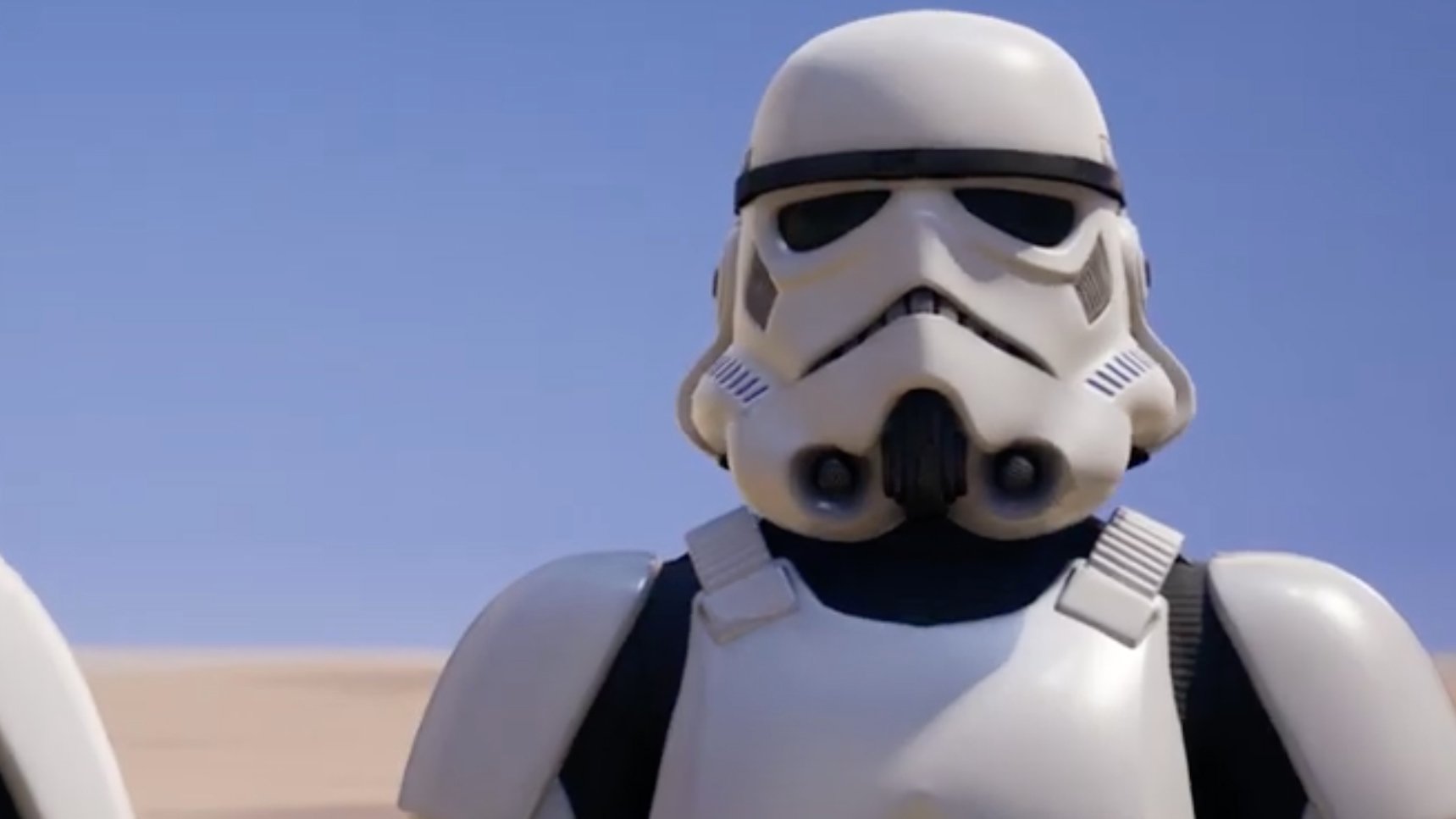 Become a terrible shot with the Fortnite Imperial Stormtrooper skin