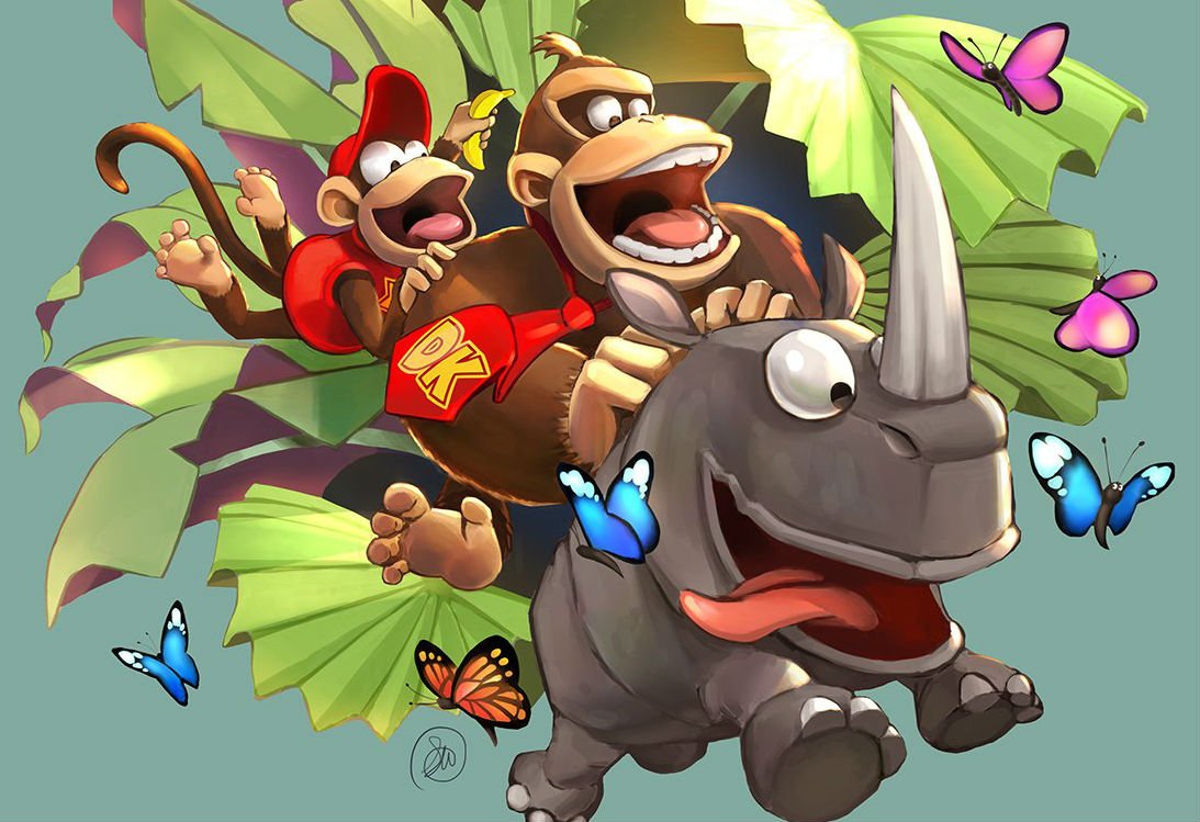Here's some Donkey Kong Country 25th anniversary art from a former Rare staffer