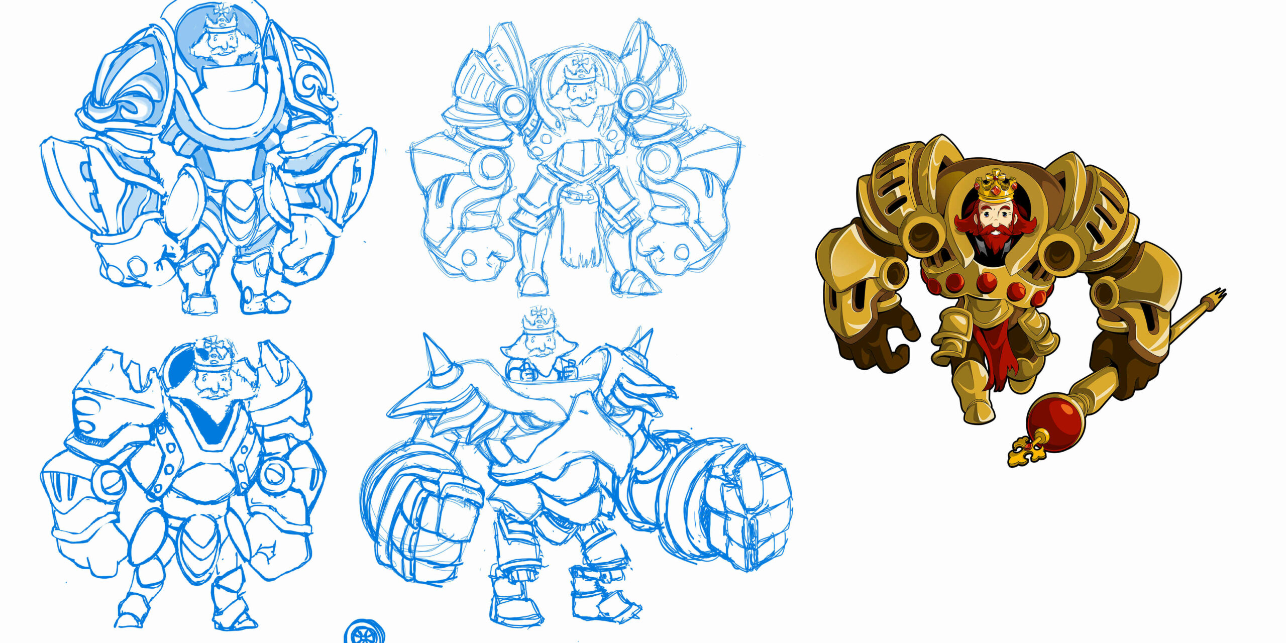 Exclusive: Here's what a Shovel Knight boss looks like from start to finish