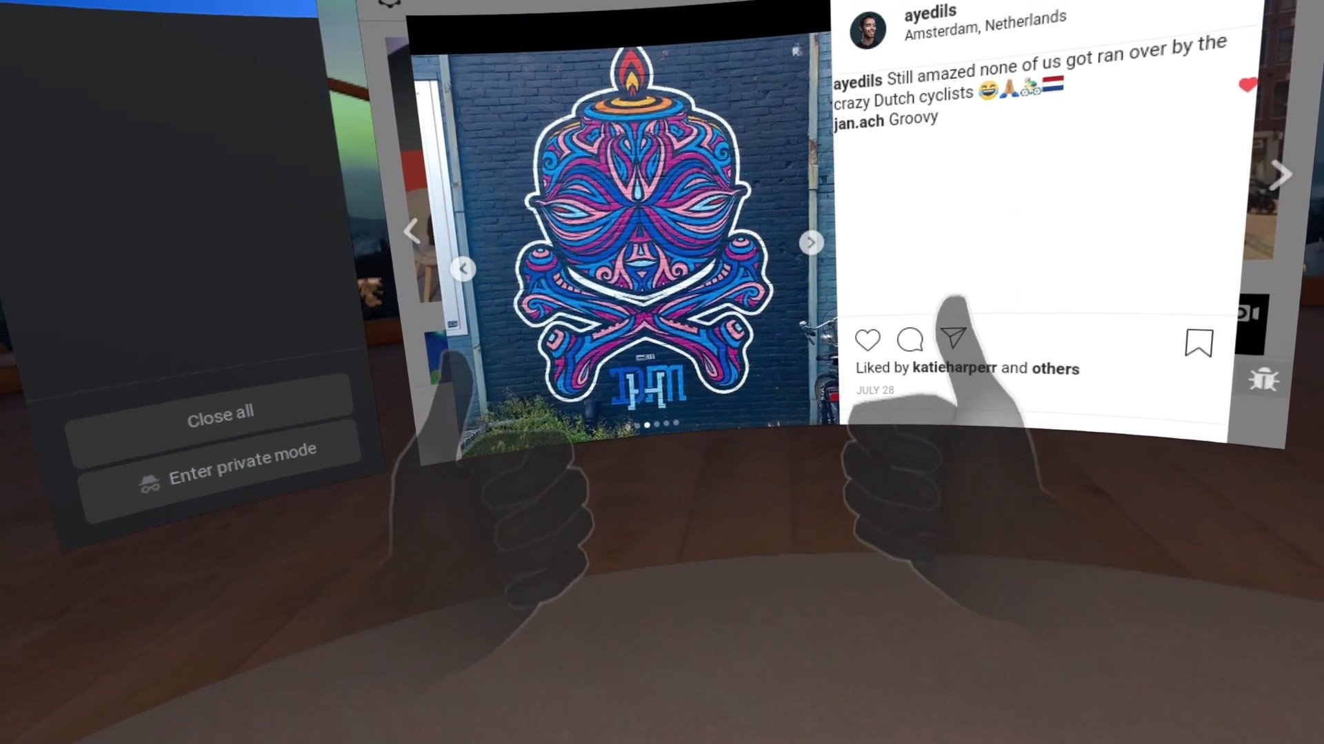 Oculus Quest now has hand tracking