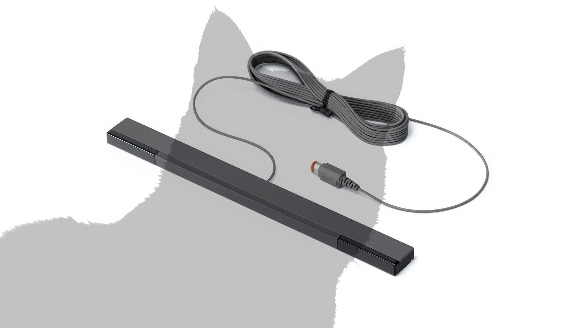 I'll never stop replacing Wii Sensor Bars thanks to my cat