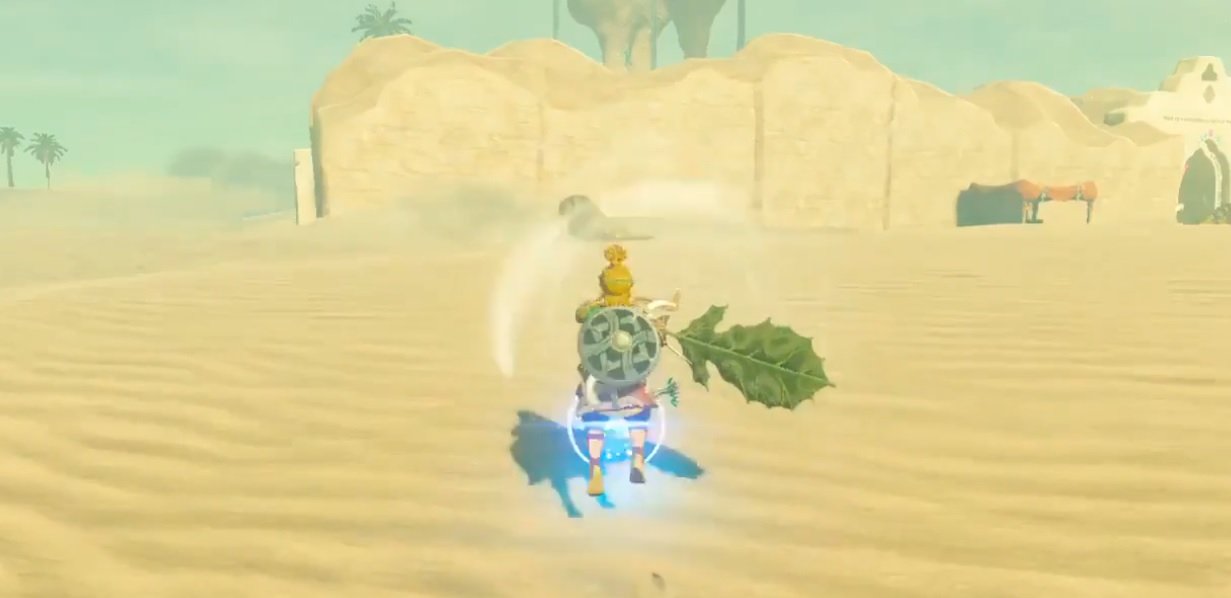 Whoa, I need to go back and try this Zelda: Breath of the Wild Sand Seals trick