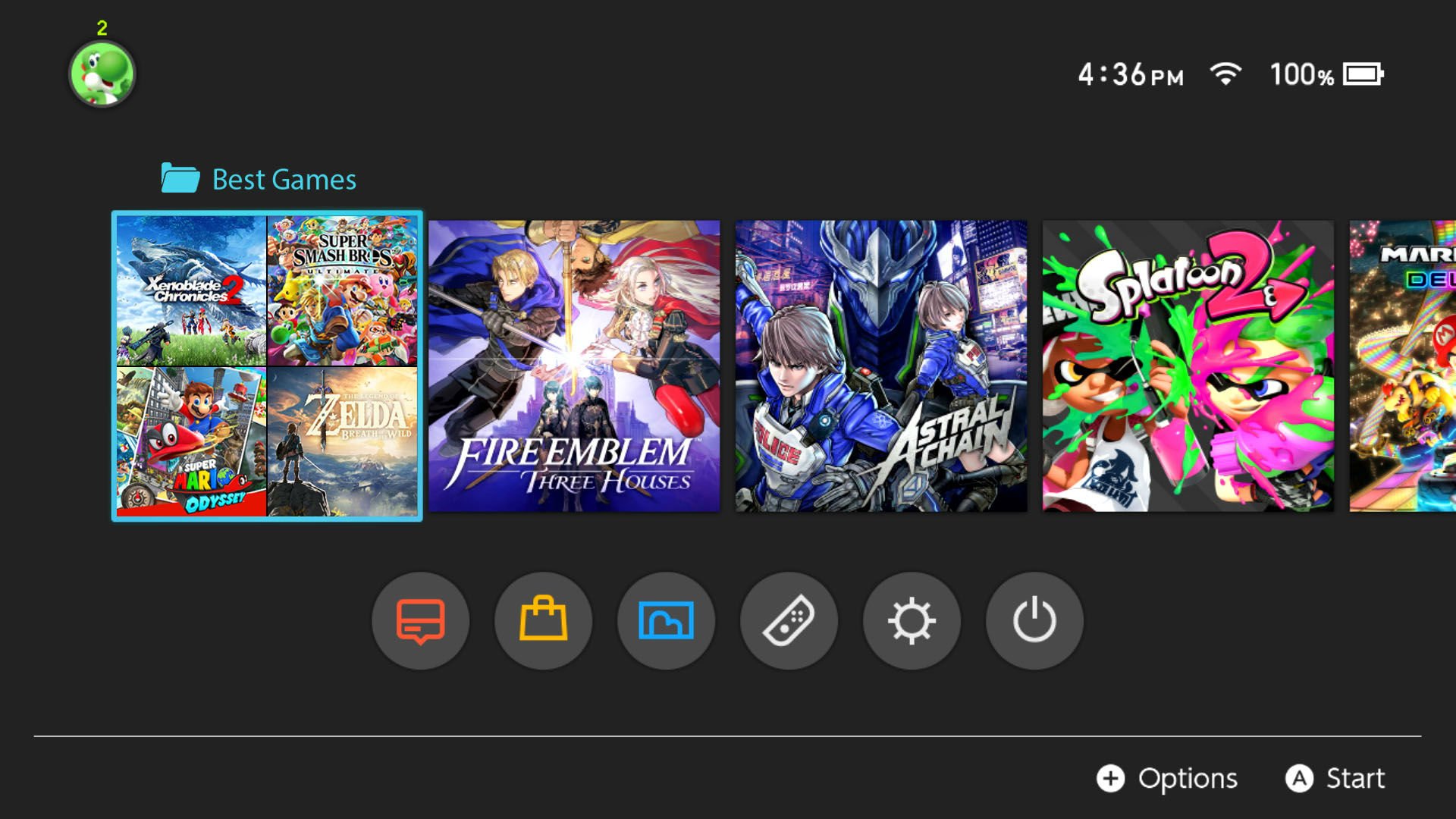 While the minimalistic Switch UI is appreciated, we're far past the point of needing folders