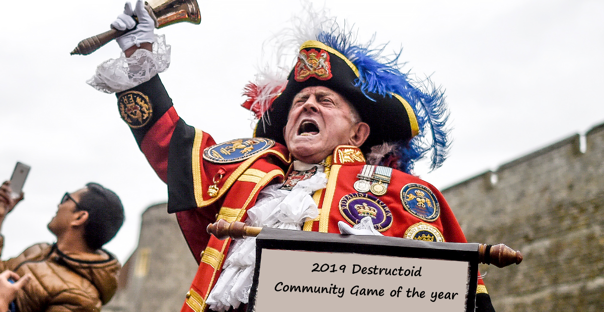The 2019 Destructoid Community Game of the Year Award goes to...