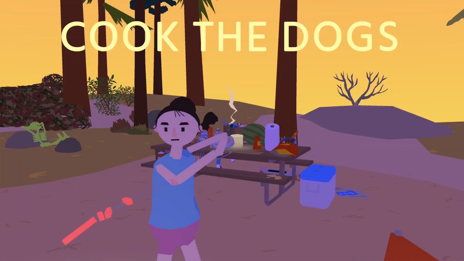 Wide Ocean Big Jacket is a lovely little camping game