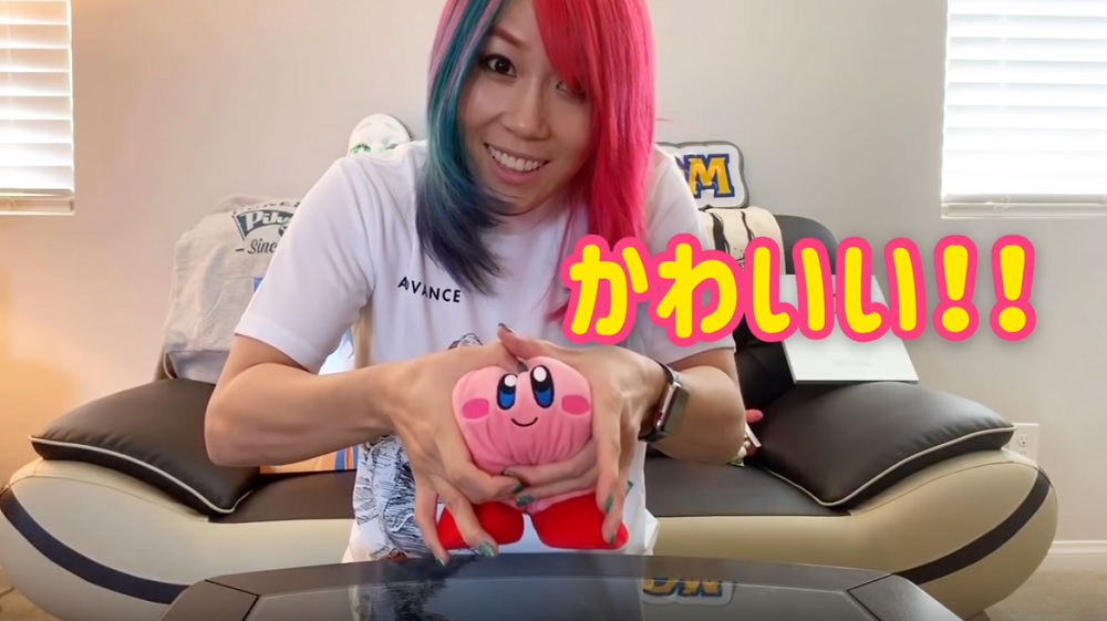 Start your Sunday with WWE's Asuka battling a dancing Kirby