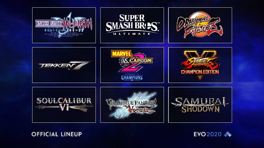 EVO 2020 lineup includes Marvel vs. Capcom 2, Street Fighter V, Tekken 7