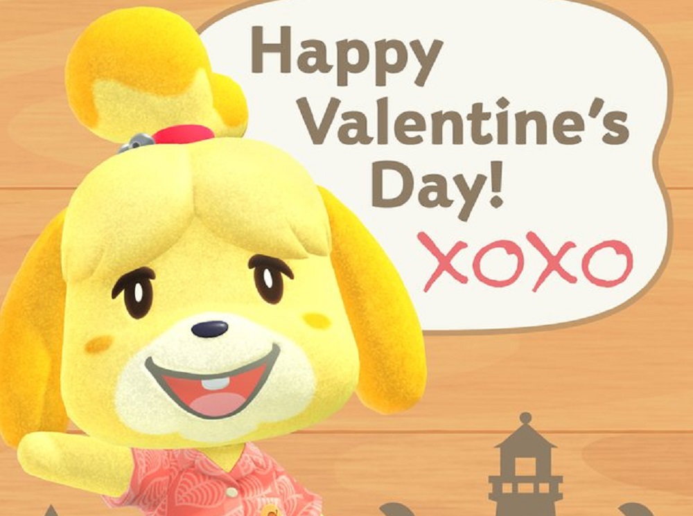 Love thy neighbour with these cute Animal Crossing Valentine's Day cards