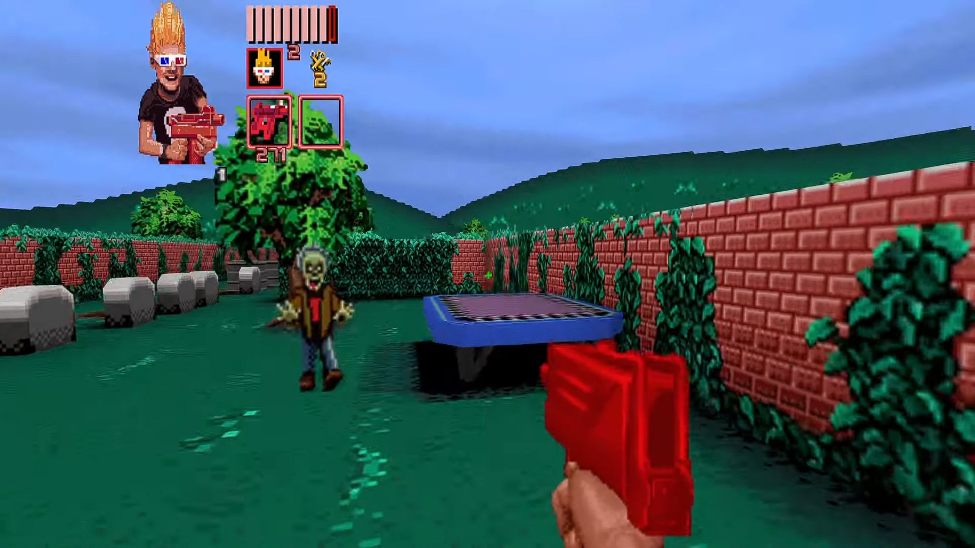 Zombies Ate My Neighbors and Doom are a match made in heaven