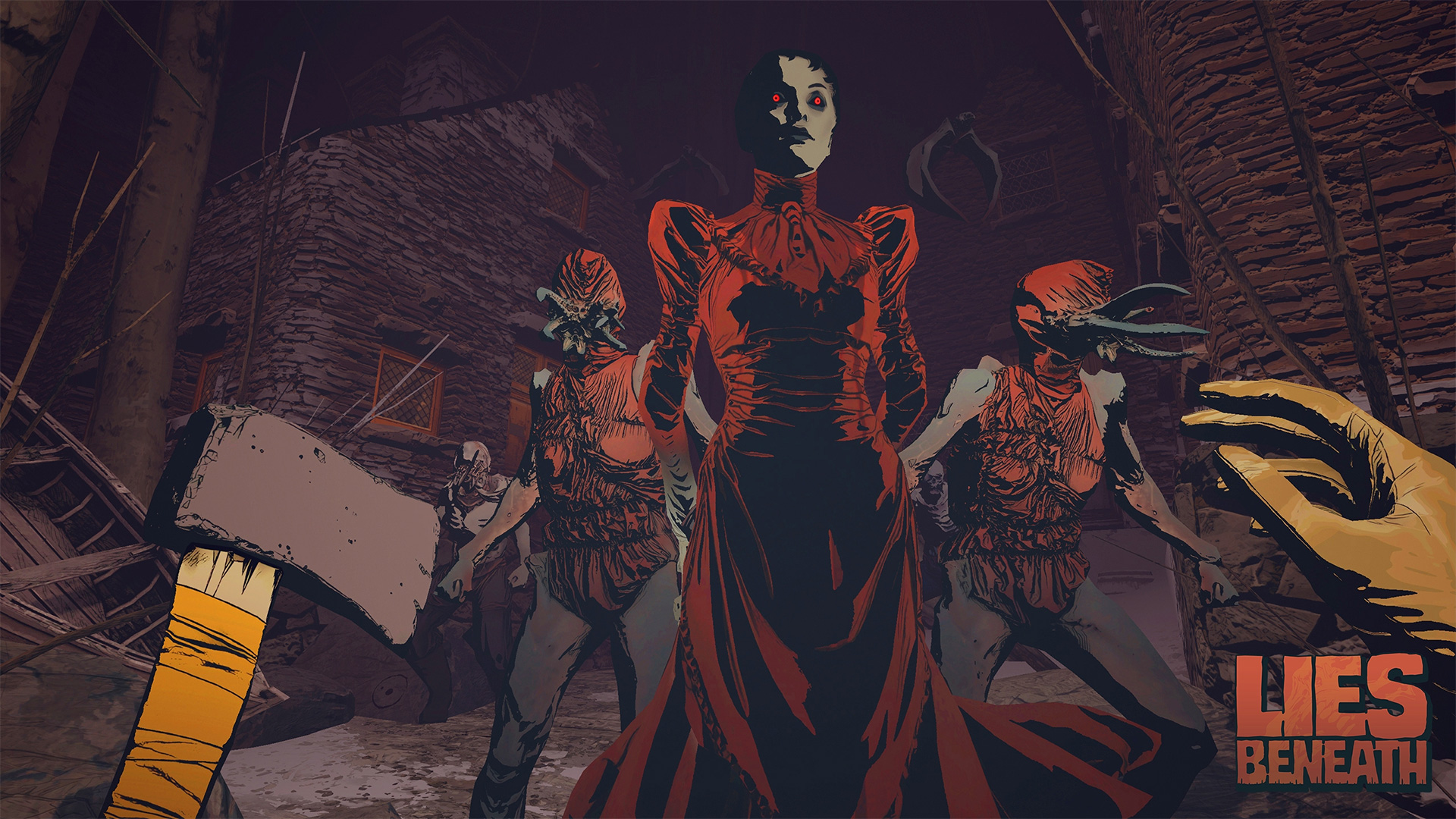 Lies Beneath is a VR horror game with a cool graphic novel style