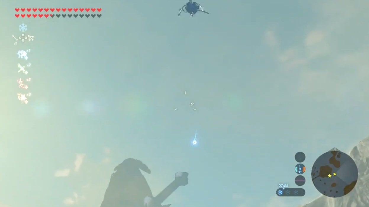 The newest Zelda: Breath of the Wild craze involves launching Guardians far into the sky