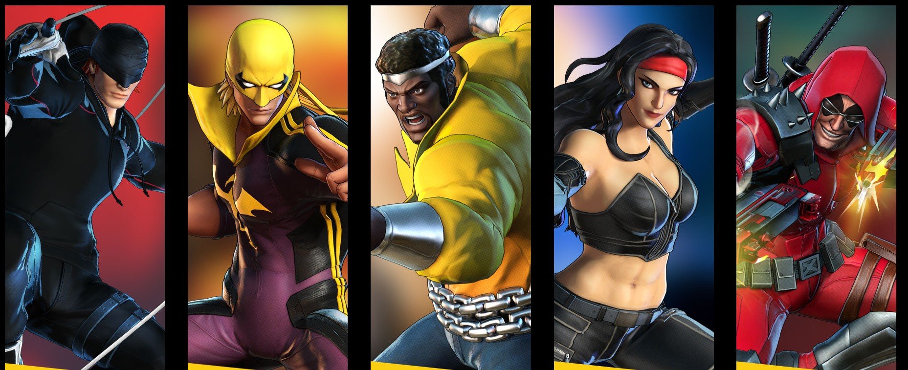 A few Defenders go old school in this new set of Marvel Ultimate Alliance 3 costumes