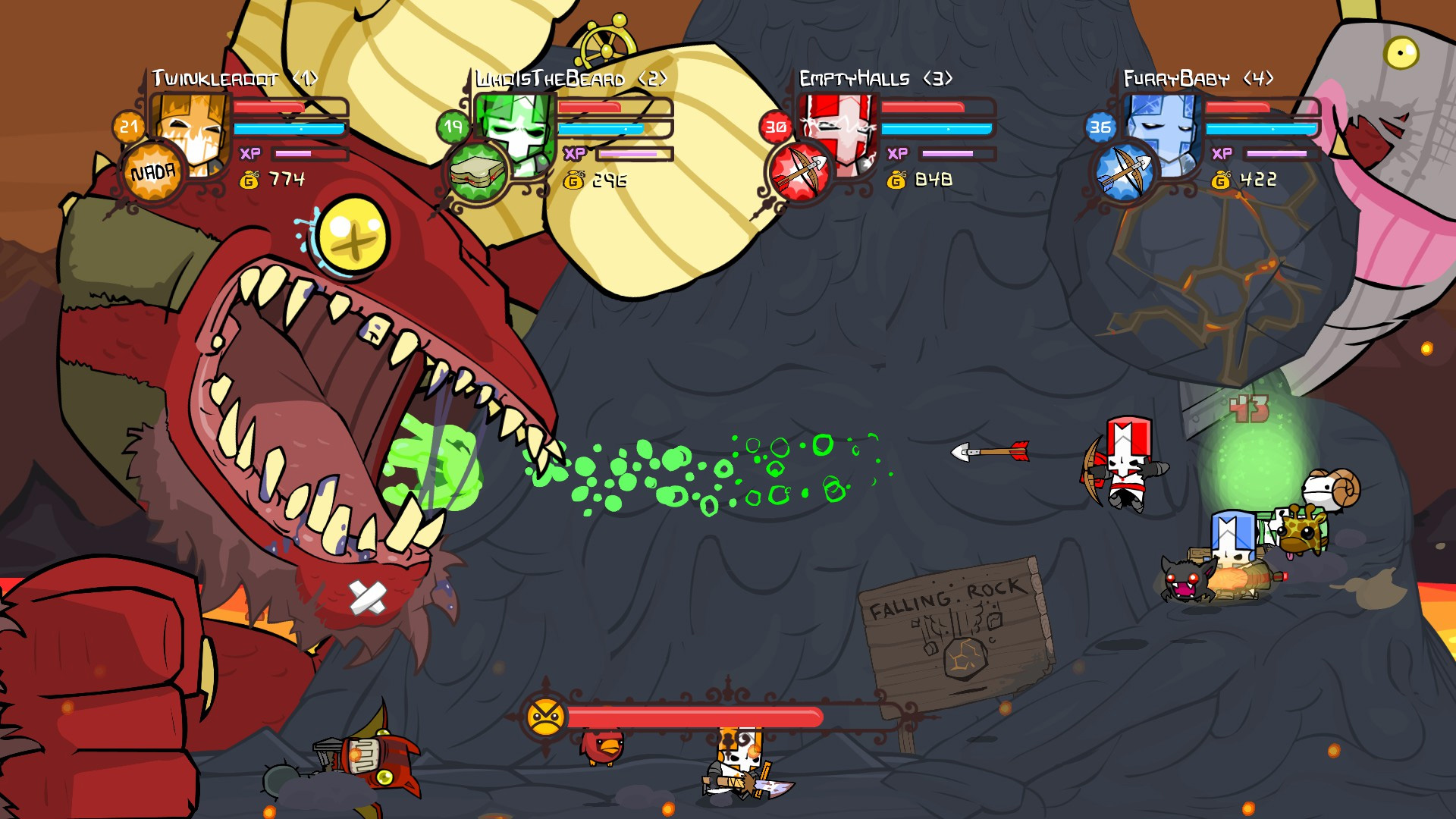 Castle Crashers and BattleBlock Theater are free to play for a week on PC