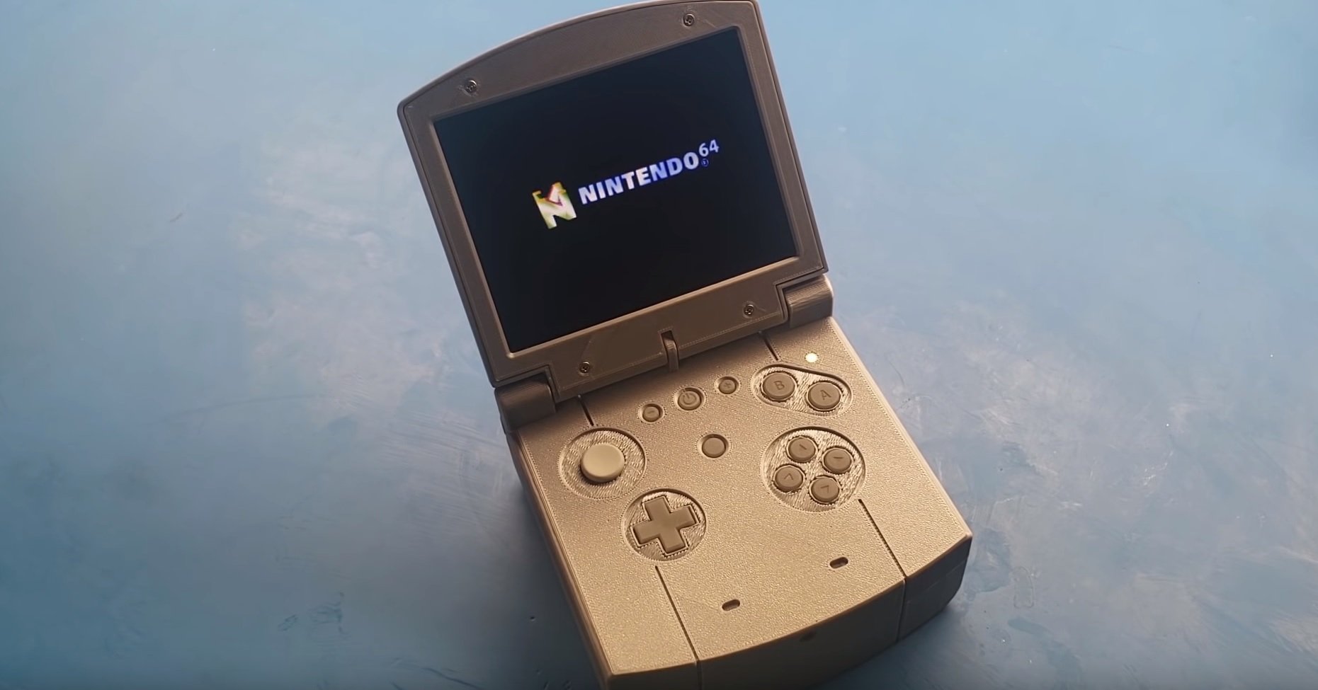Someone made a portable N64 SP and I want one like, yesterday
