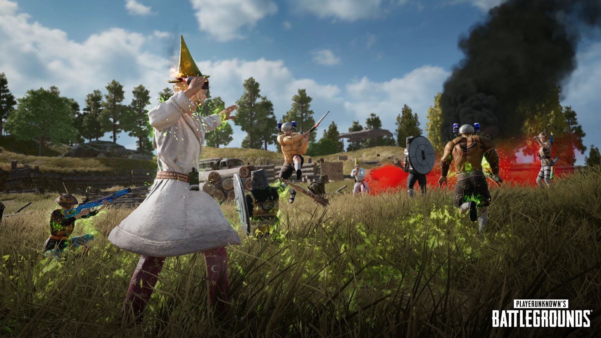 PUBG adds wizards and paladins for a week