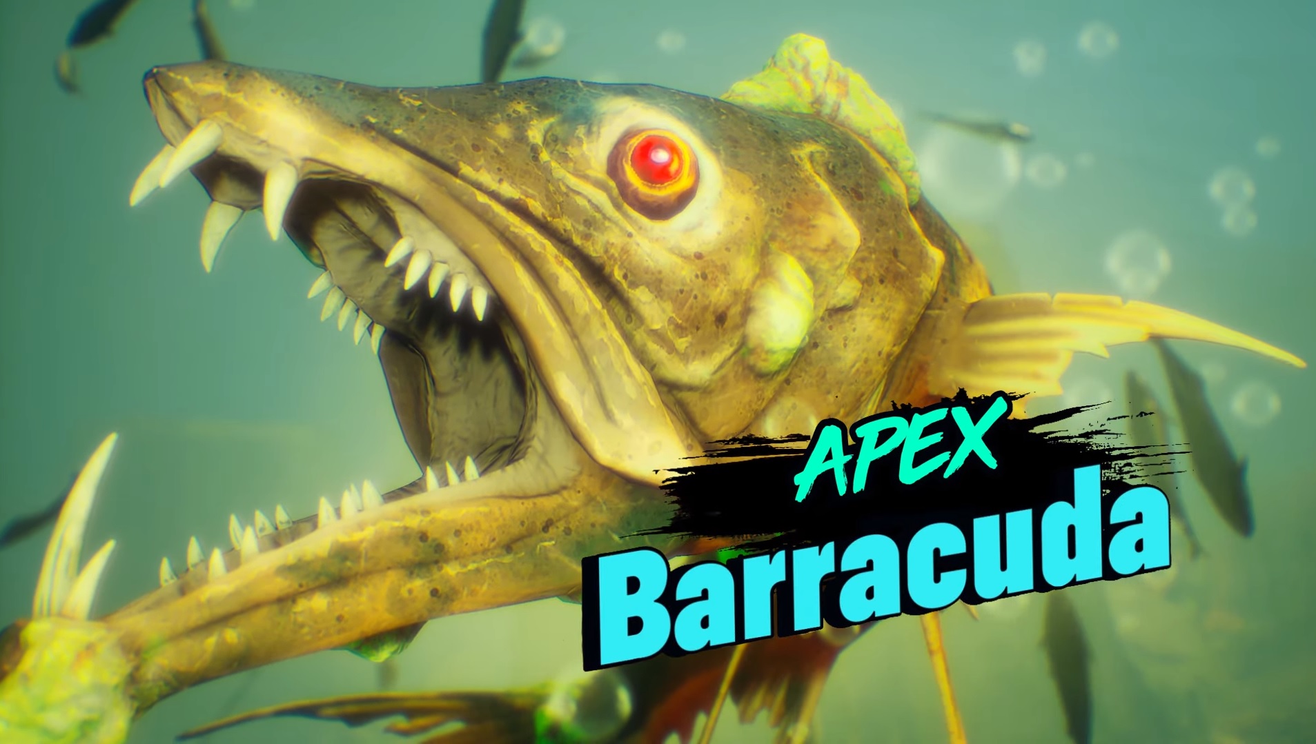 Maneater's barracuda is lying low in the weeds and I bet it's gonna ambush me