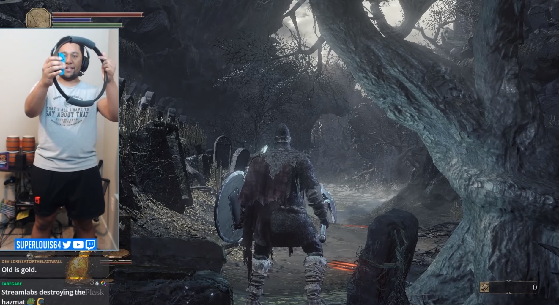 We've had Dark Souls controlled by bananas, now here's Dark Souls by way of Ring Fit