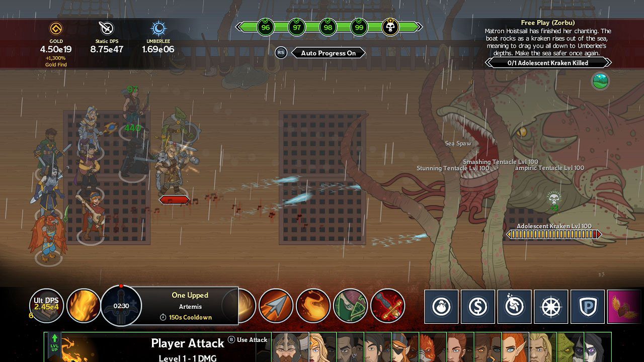 The D&D clicker game Idle Champions is out on Nintendo Switch