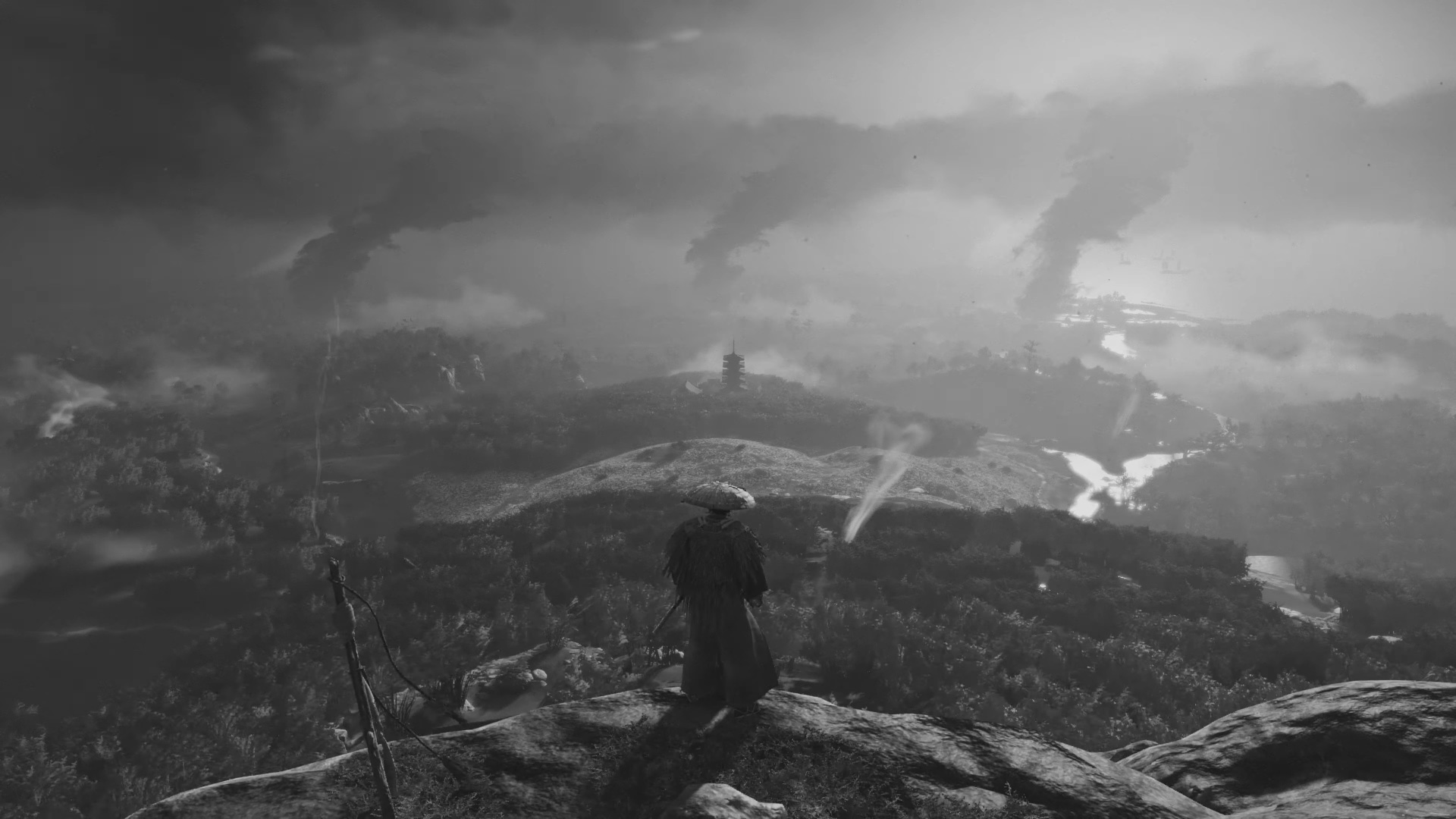 Ghost of Tsushima has a cinema-inspired black and white mode