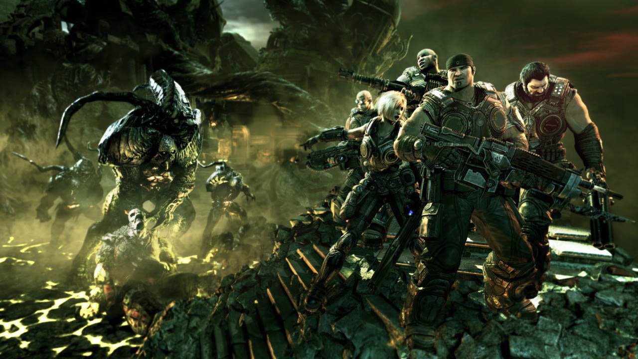 Is this Gears of War 3 running on a PS3?
