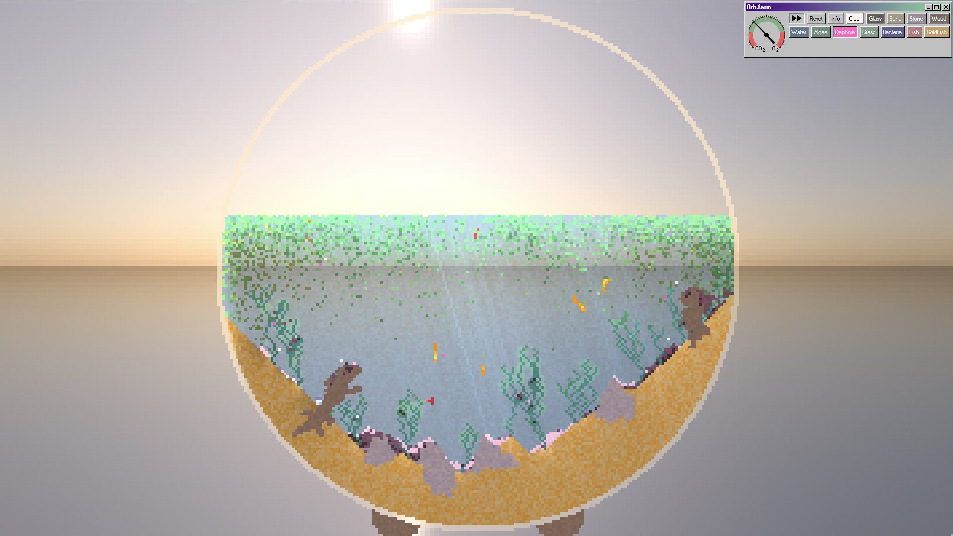 Orb Farm, an algae-growing aquarium game, is so relaxing