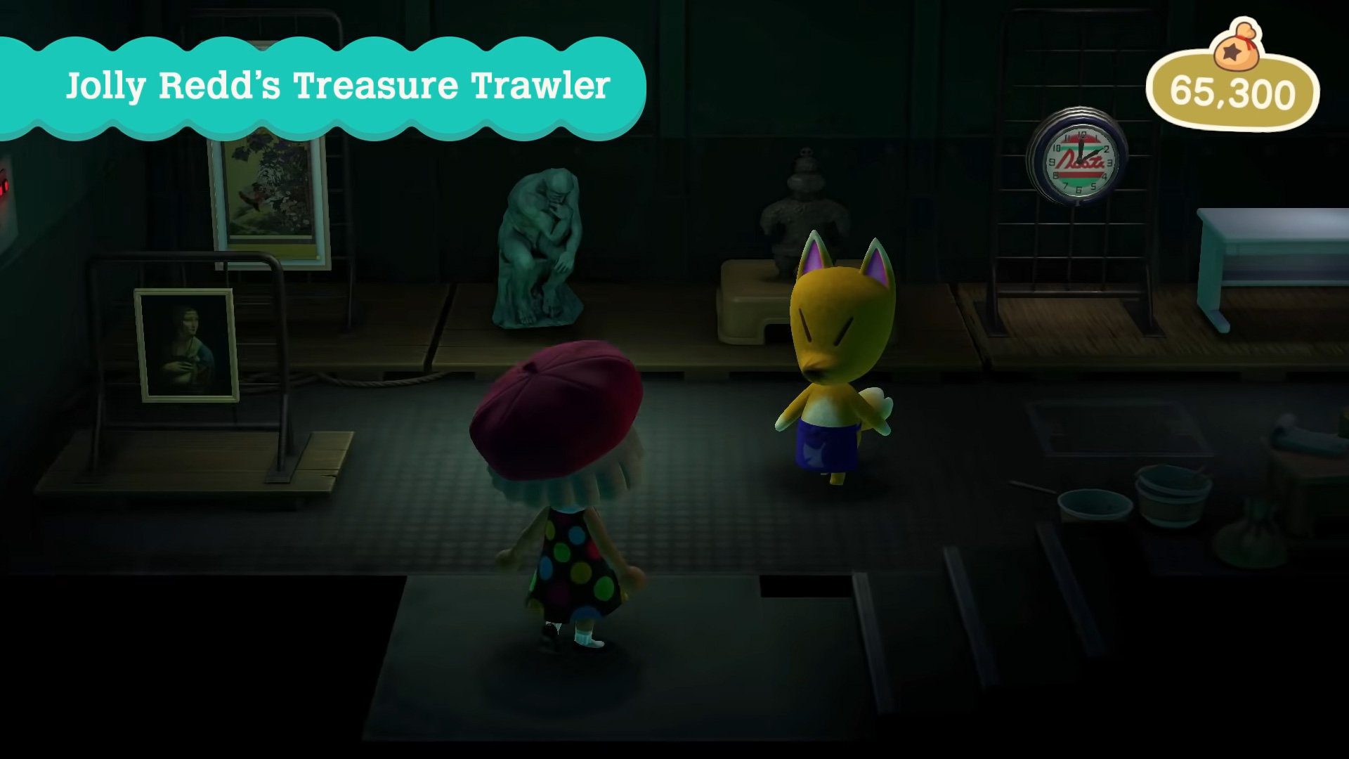 Redd can show up with all fake art in Animal Crossing: New Horizons