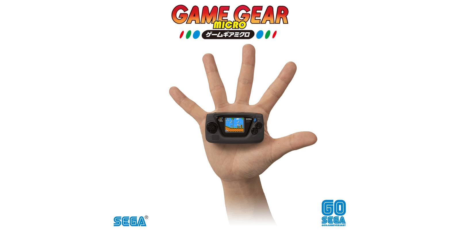 Ridiculously small Game Gear Micro announced for Sega's 60th anniversary