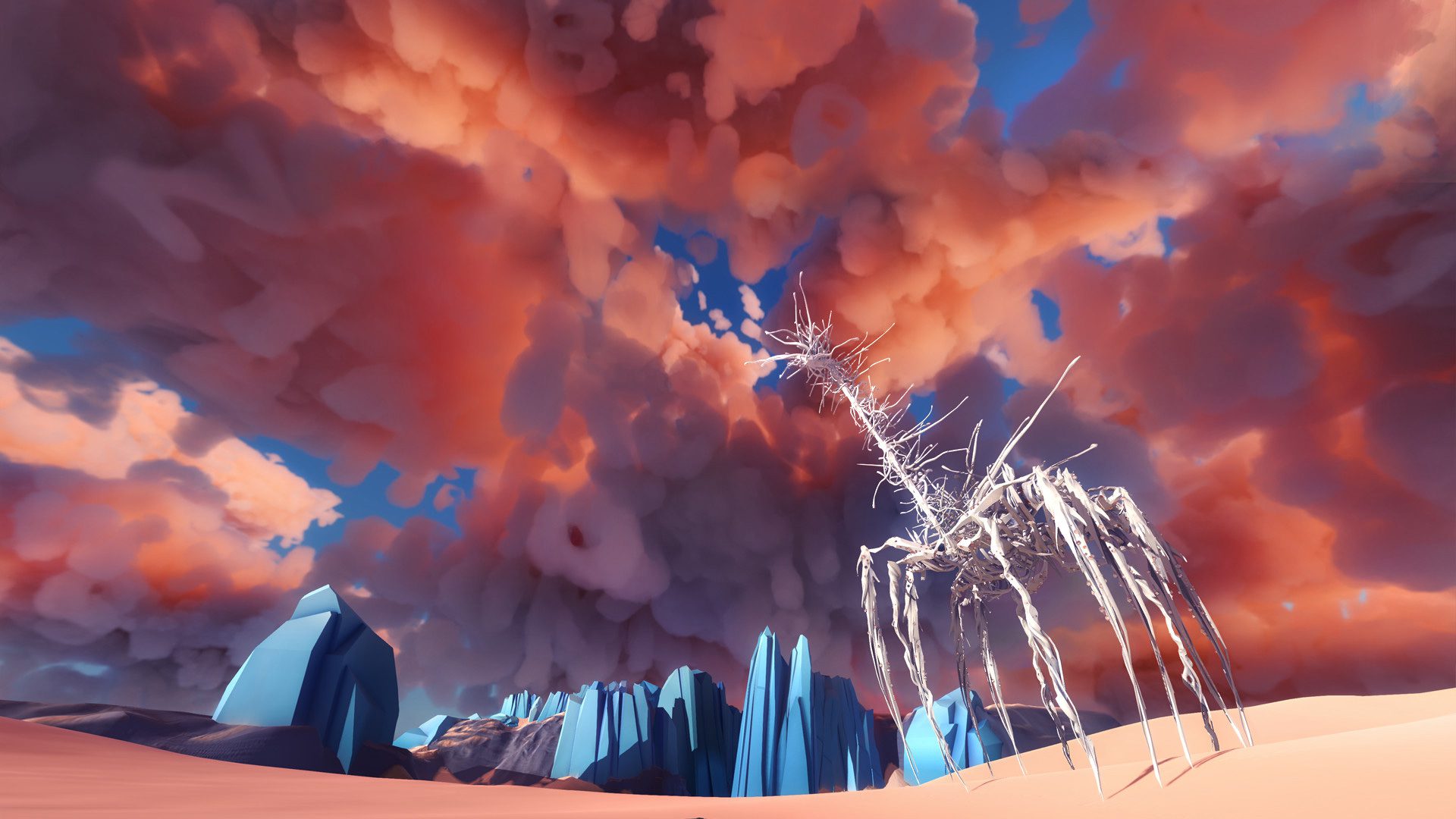 Eric Chahi's trippy VR game Paper Beast hits Steam this summer