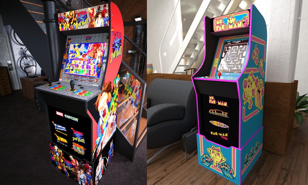 The Marvel vs. Capcom and X-Men vs. Street Fighter Arcade1Up cabinets will include the original ROMs